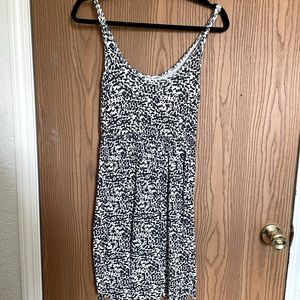 Blue Cheetah Print Dress